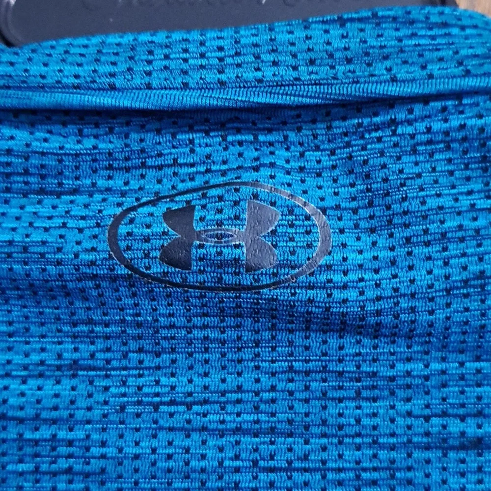 Under Armour Womens Small Green/blue Quarter Zip Light Weight Pull Over. - Picture 5 of 5